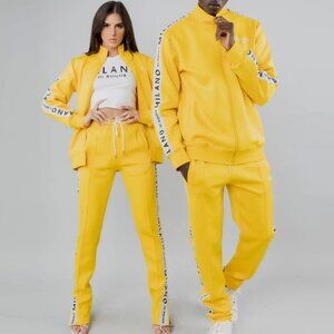 Milano Di Rouge Naim Tyler Tracksuit - Yellow (S)